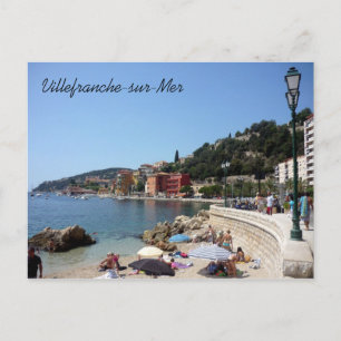 villefranche-kusten vykort