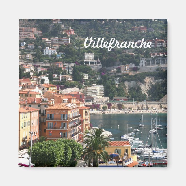 Villefranche, Provence Magnet (Framsidan)