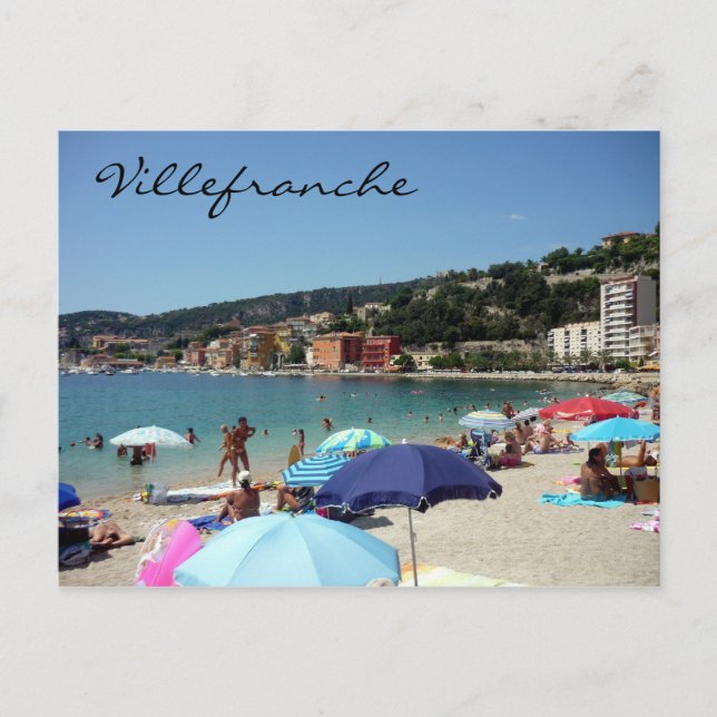 villefranche sunbake vykort (Framsida)
