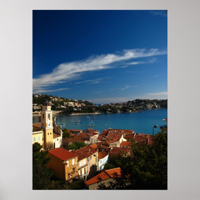 Villefranche-sur-Mer, Frankrike Poster (Framsidan)
