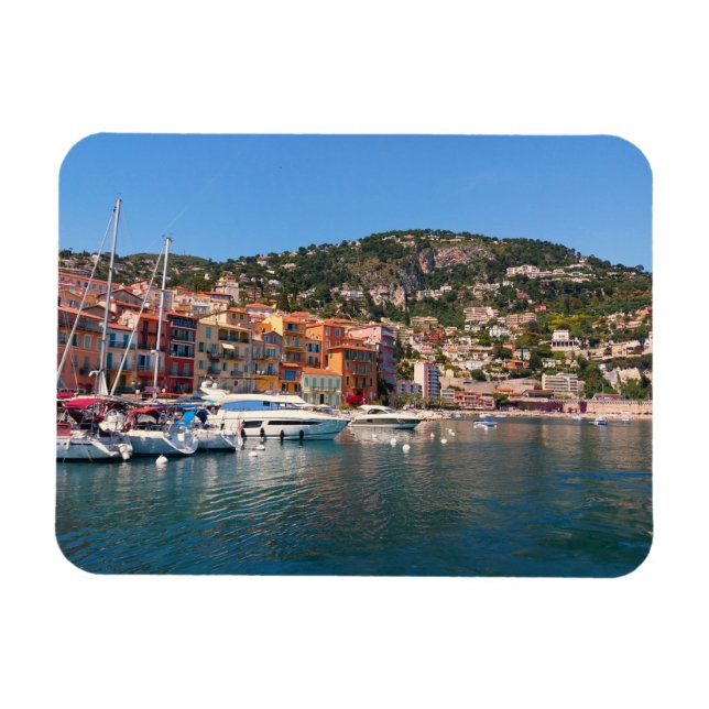 Villefranche-sur-mer, Fransk Riviera Magnet (Horisontell)