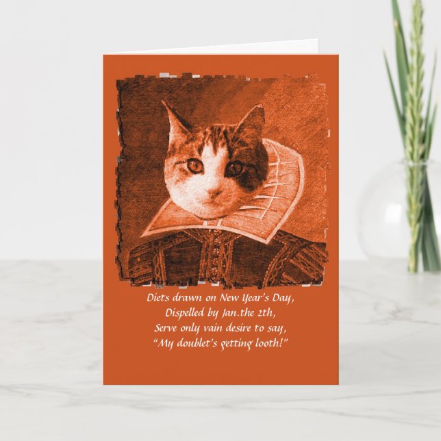 Villiam Catspeare - nytt årskort Helgkort (Framsida)