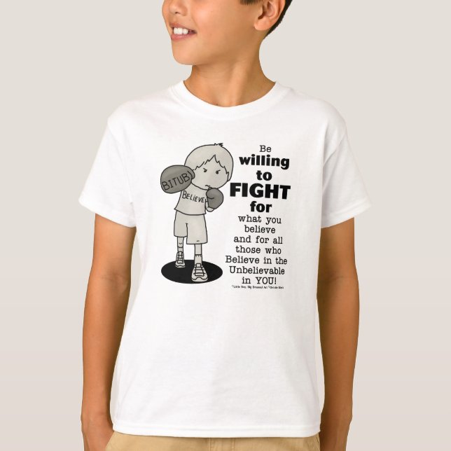 Villig att kämpa t-shirt (Framsida)