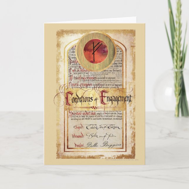 VILLKOR i FÖRLOVNING Kort (Framsida)