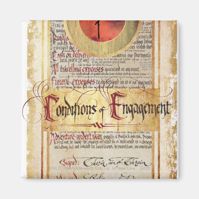 VILLKOR i FÖRLOVNING Magnet (Framsidan)