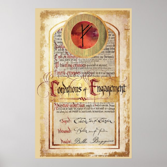 VILLKOR i FÖRLOVNING Poster (Framsidan)