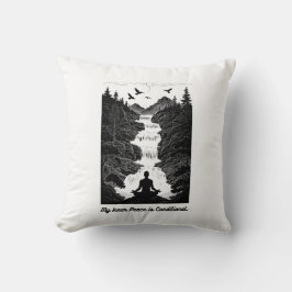 Villkorlig Inre Fred T-Shirt | Minimalistisk Zen Kudde