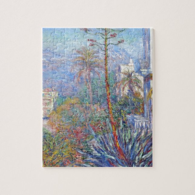 Villor på Bordighera vid Claude Monet Pussel (Vertikal)