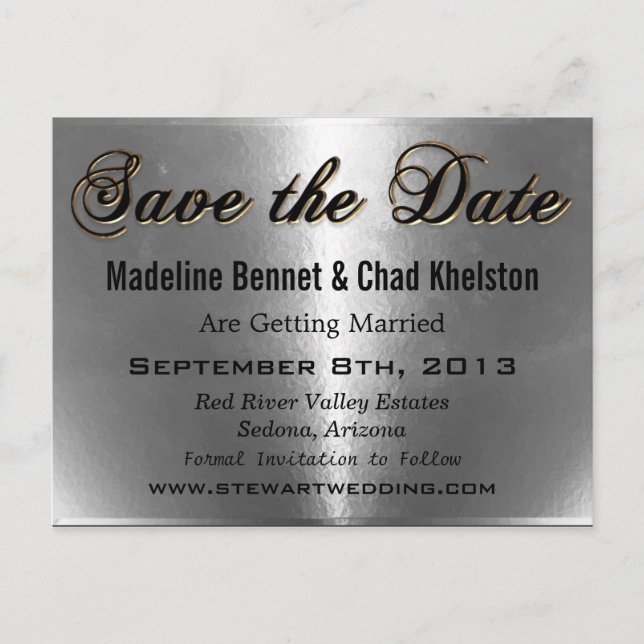 Villow Spara datumet Meddelande Vykort (Framsida)