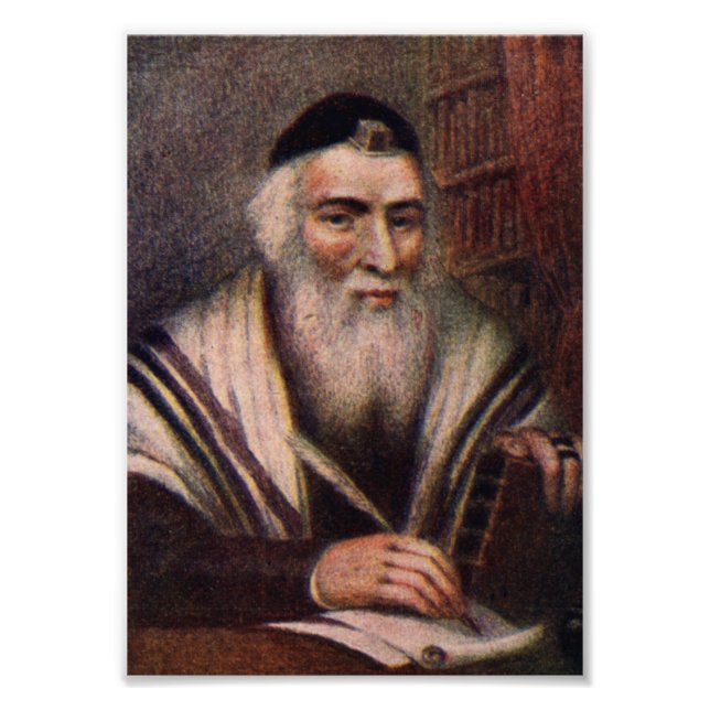 Vilna Gaon - Rabbi Elijah i Vilna Fototryck (Framsidan)