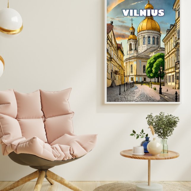 Vilnius, cœur battant de la Lituanie Poster (Skapare uppladdad)