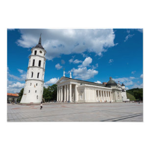 Vilnius domkyrka fototryck