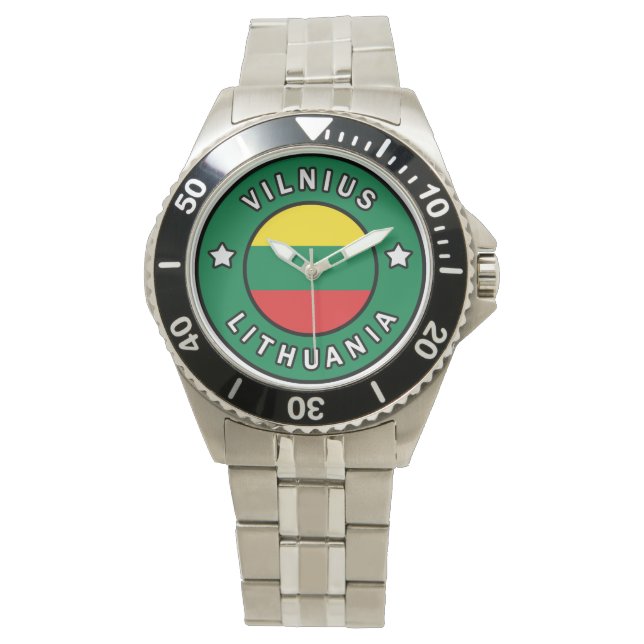 Vilnius Litauen Armbandsur (Framsida)