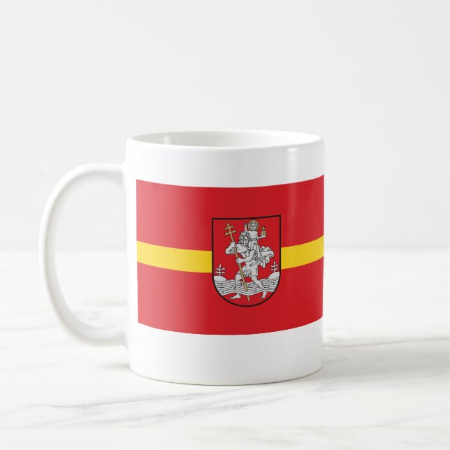 Vilnius Litauen Kaffemugg (Vänster)