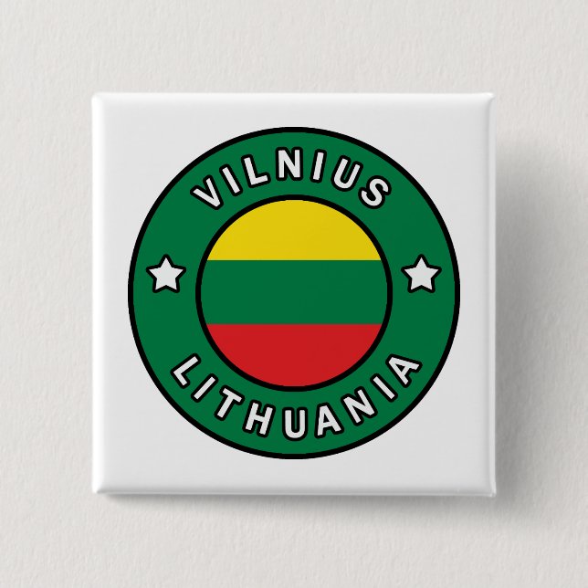 Vilnius Litauen Knapp (Framsida)