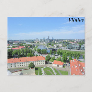 Vilnius, Litauen Vykort