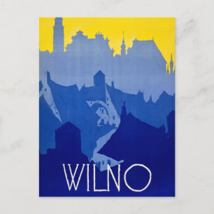 Vilnius, Litauen,  Vykort
