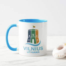 Vilnius Lithuania Mugg