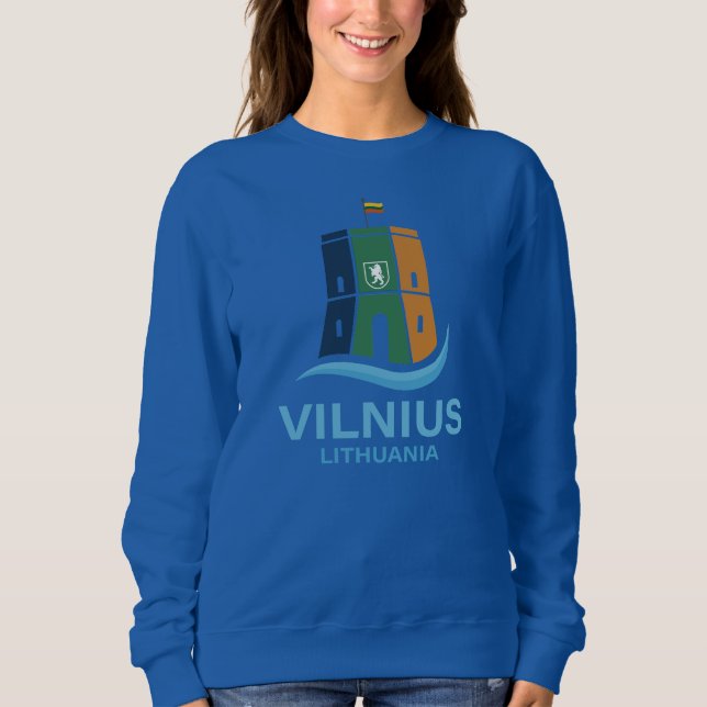 Vilnius Lithuania T Shirt (Framsida)