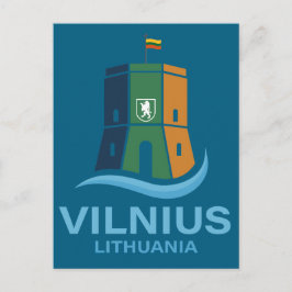 Vilnius Lithuania Vykort