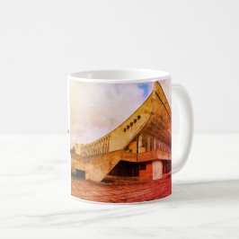 Vilnius, LT Sovjetiska konserthuset och sportpalat Kaffemugg
