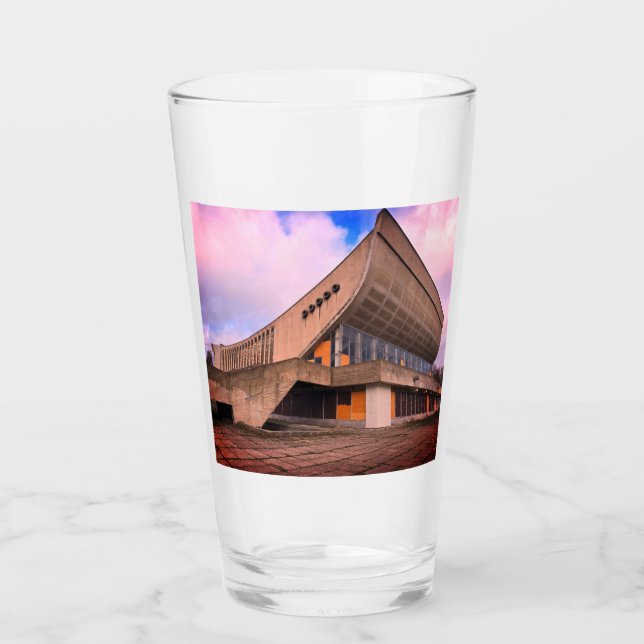 Vilnius, LT Sovjetiska konserthuset & Sportpalatse Glaskopp (Framsida)