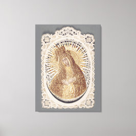 Vilnius Madonna i Prayer ... bra konst Canvastryck