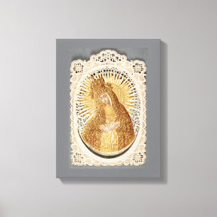 Vilnius Madonna i Prayer ... bra konst Canvastryck
