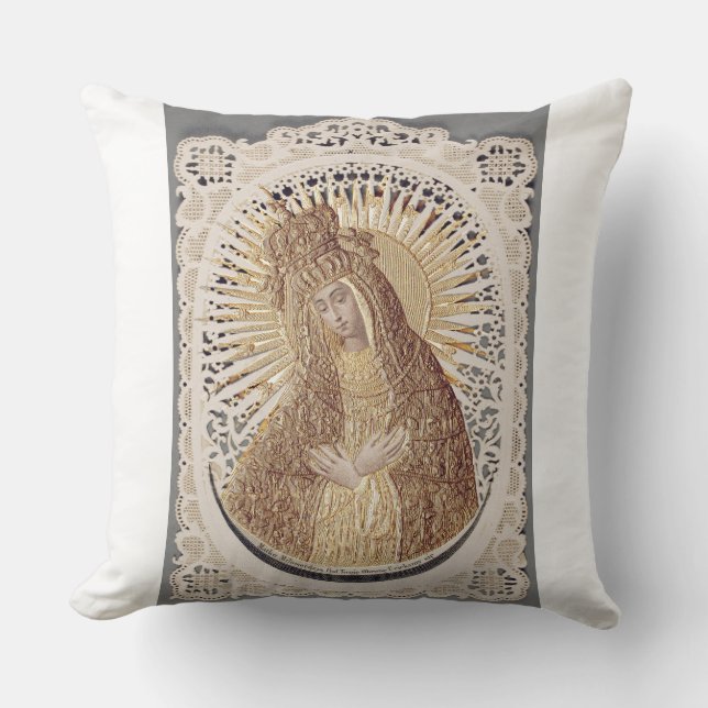 Vilnius Madonna i Prayer ... bra konst Kudde (Framsida)