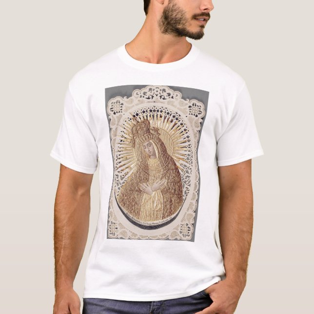 Vilnius Madonna i Prayer ... bra konst T Shirt (Framsida)