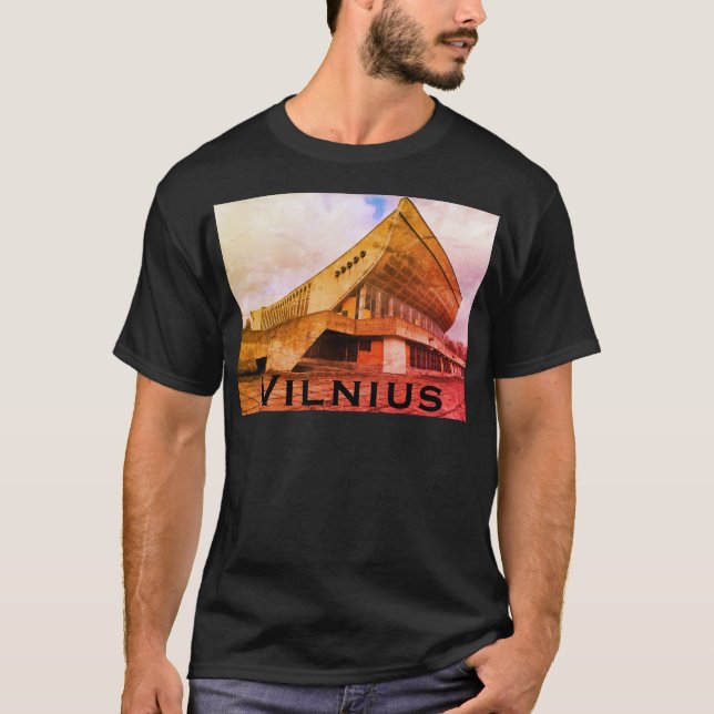 Vilnius Palace of Concerts and Sports - Lithuania T Shirt (Framsida)