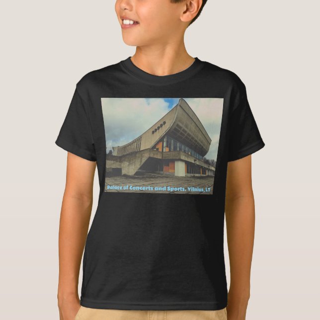 Vilnius Soviet Modernist Architecture - Lithuania T Shirt (Framsida)