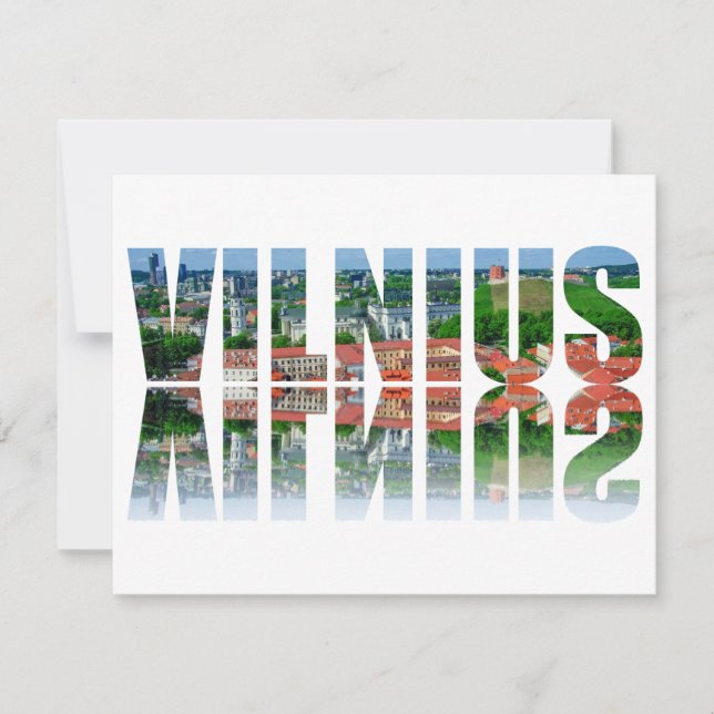 Vilnius text med eftertanke (Framsida)