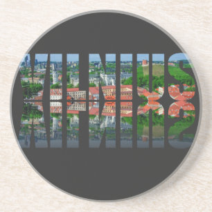 Vilnius text med eftertanke underlägg