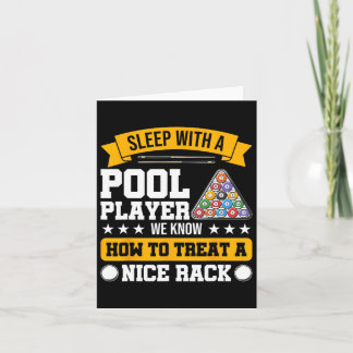 Vilo med en Bassäng-spelare - Lustigt Bassäng Play Kort