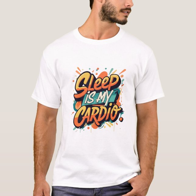 Viloläge är Min Cardio T Shirt (Framsida)