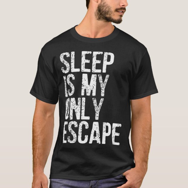 Viloläge är min enda lösning t shirt (Framsida)