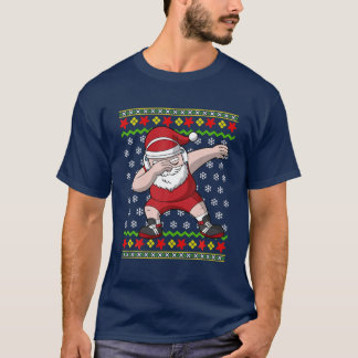 Viloläge - god jul Wrestler Jultomten Gift T Shirt