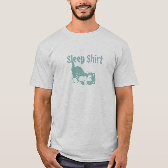 Viloläge i Grönt T-shirt (Framsida)