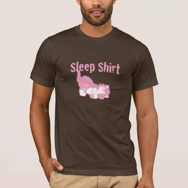 Viloläge i Rosa T Shirt (Framsida)