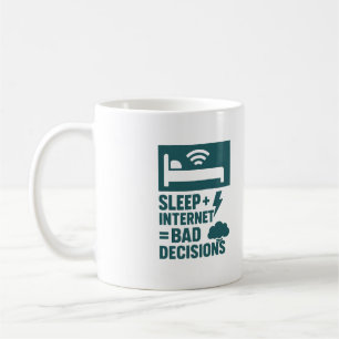 Viloläge + Internet = felaktiga beslut Kaffemugg