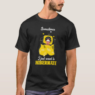 Viloläge Jag är värvning av Wi-Fi Lazy-uppmjukande T Shirt