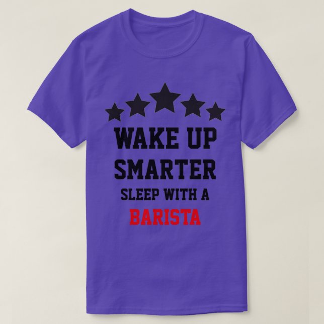 Viloläge med barista t shirt (Design framsida)