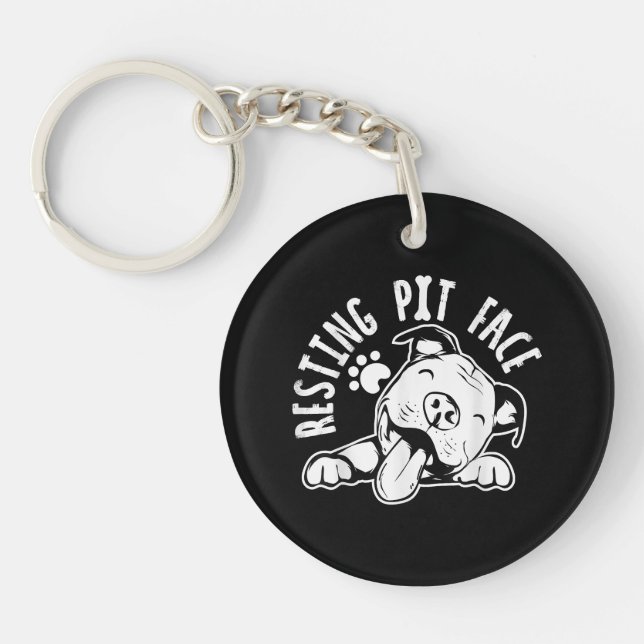 Vilor Pitbull-hund - Roligt Pitbull-meme (Framsidan)