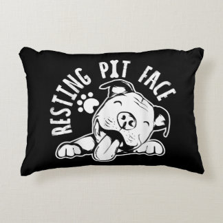 Vilor Pitsface Roligt Hund Pitbull Meme Prydnadskudde