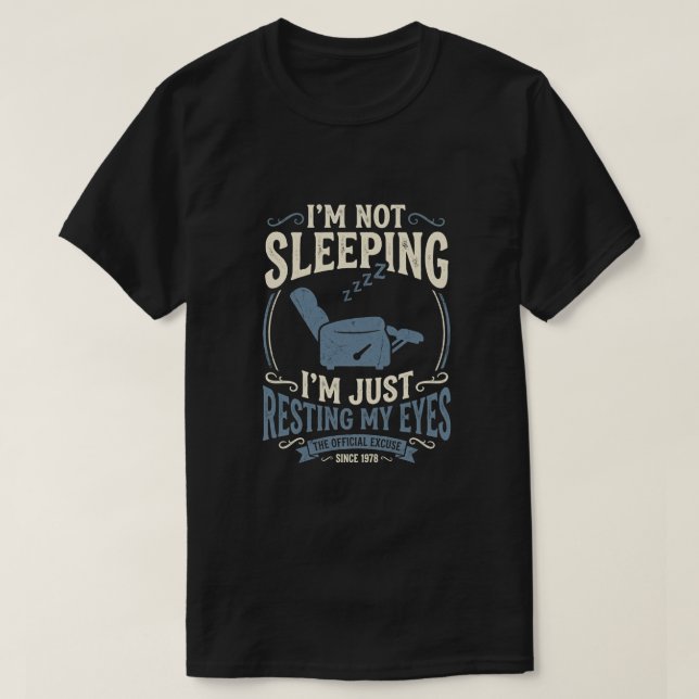 Vilostol för 'mina ögon vilar' - Present till cool T Shirt (Design framsida)