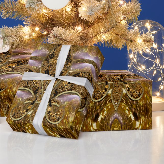 Vilposh Fleur Baroque 15 ft Presentpapper (Helgdagar)