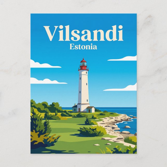 Vilsandi nationalpark Estland Vykort (Framsida)