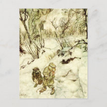 Vilse i de mörka skogarna av Arthur Rackham