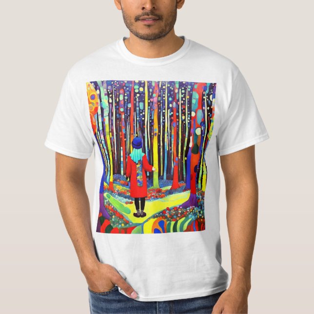 Vilse i skogen t shirt (Framsida)